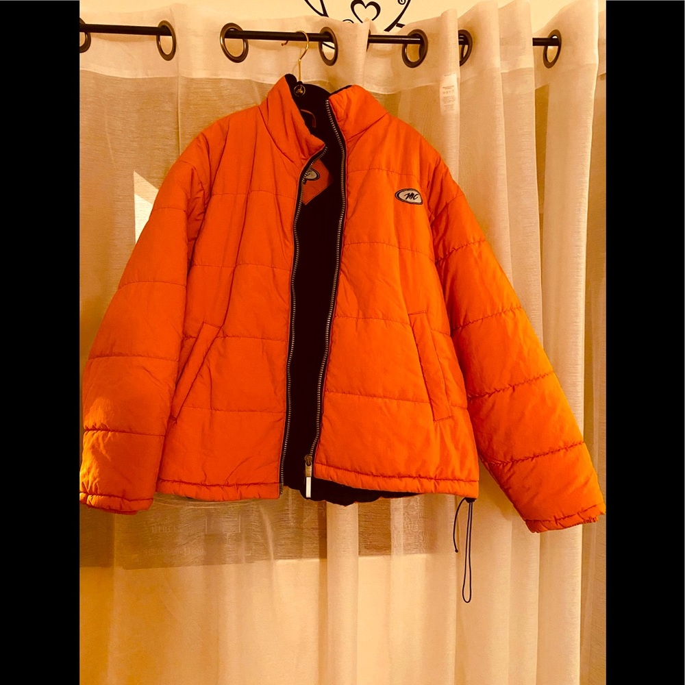 ~SALE~MC WINTER JACKET COAT ORANGE SIZE M FULLY LINED